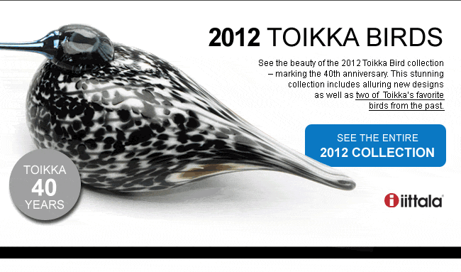 NEW! Toikka Birds from iittala