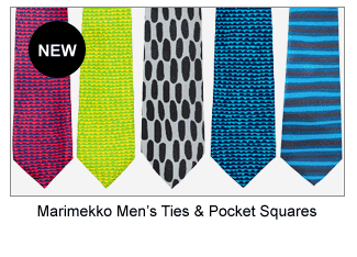 NEW! Marimekko Men's Ties & Pocket Squares