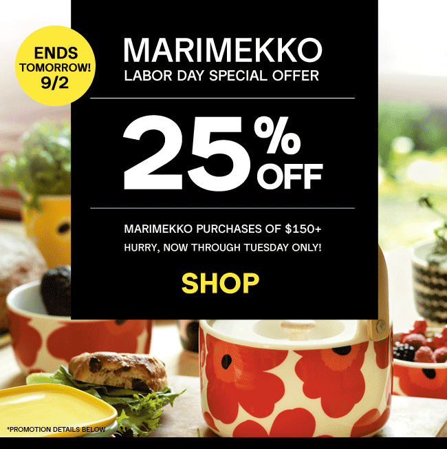 25% OFF Marimekko!